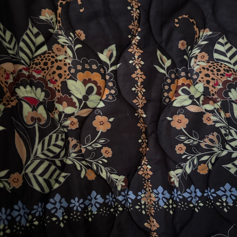 NWT Caballero Ember Jacket. Size XS. lightweight quilted jacket, tiger print - Picture 8 of 9